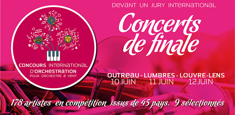 Du 10 Au 12 Juin, Finale Du Concours International D’Orchestration